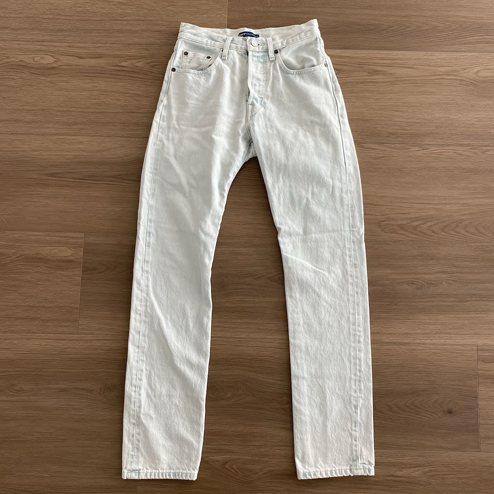 MADE & CRAFTED LEVI'S 501 ORIGINAL Light Wash Unisex Size 24/32