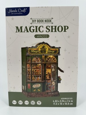 DIY Book Nook Magic Shop MIN202 Kit 3D Led Age14+ Puzzle SEALED 322 PCs 