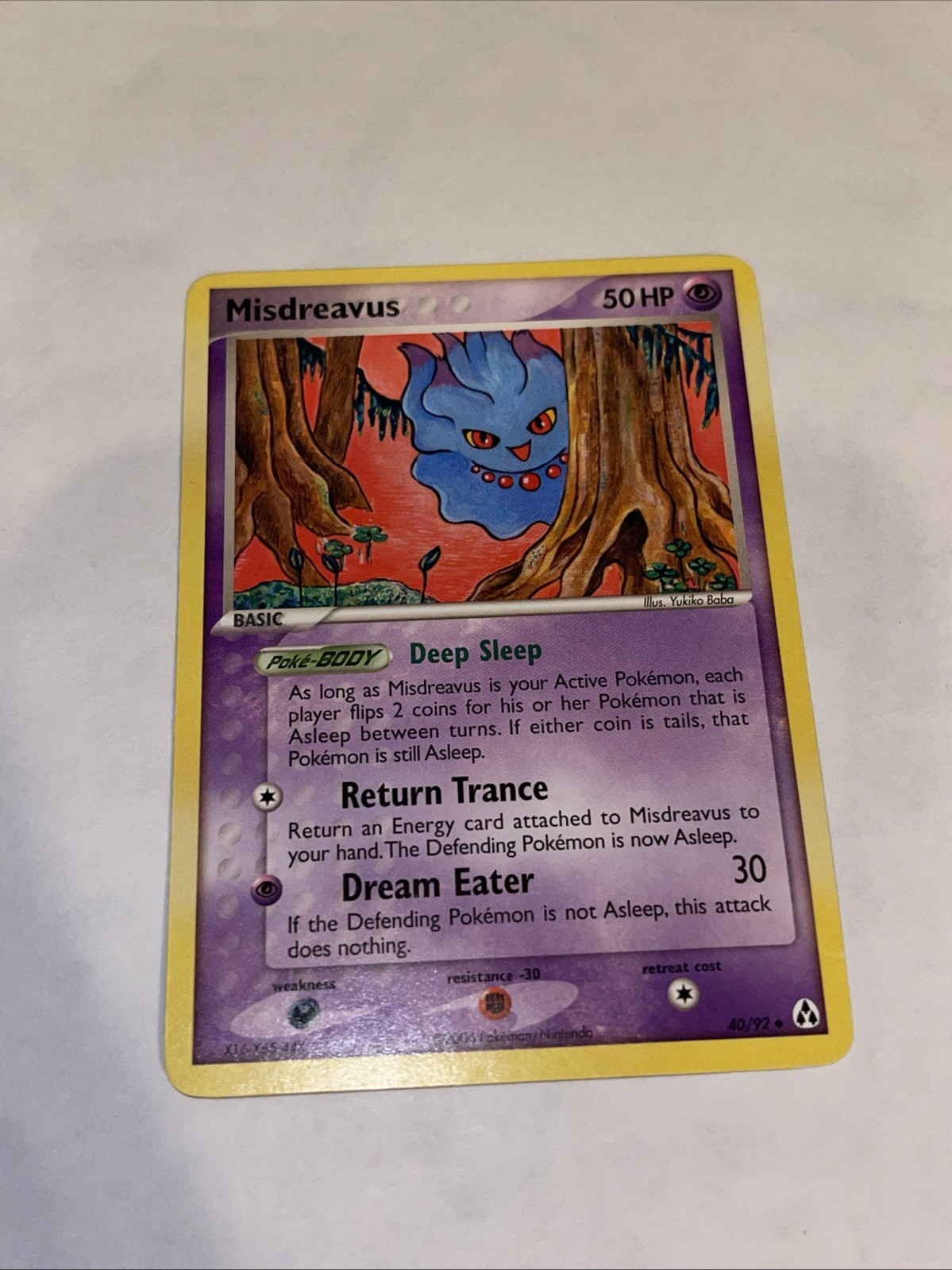 Misdreavus 40/92 Uncommon Legend Maker Pokemon NM/M 623b-25