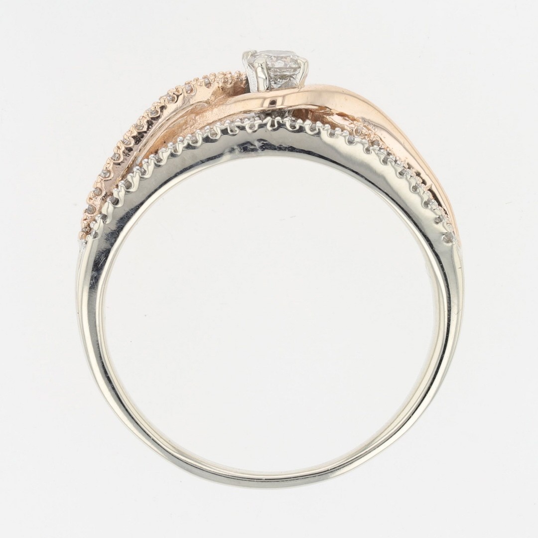 .32ctw Round Diamond Split-Shank Engagement Ring … - image 6