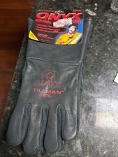 LARGE Tillman Black Onyx 875 Top Grain Elkskin Stick Welding Gloves