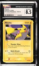 Pikachu 2006 Pokemon EX Holon Phantoms CGC 8.5 #78/110 on eBay