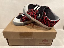 See Kai Run Basics Monterey II Infant Shoes Size 5 First Walker Red Black NWB