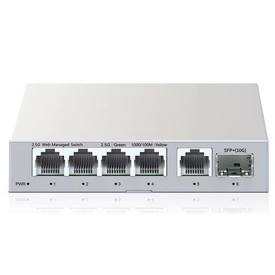 2,5-GbE-Netzwerk-Managed- mit 5 Ports, 10G-+-Steckplatz, Uplink, Webbasi8309