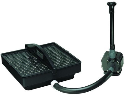 Danner Manufacturing Pondmaster Garden Pond Filter and Pump Kit PMK 1350 Black 0