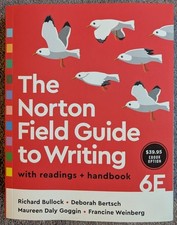 NEW The Norton Field Guide to Writing with Readings and Handbook Sixth Edition 6