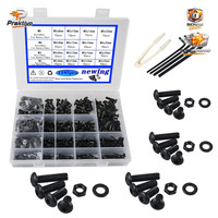 Schrauben Set M2-M5 1180 StüCk Karbonstahl Schwarz Mit Unterlegscheiben