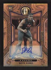 David Ojabo 2022 Panini Gold Standard Rookies Autographs #/199 Auto Rookie #186