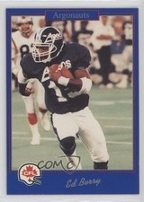 1991 Jogo CFL Ed Berry #193 11pj