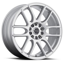 15x7 Raceline 141s Mystique Silver Wheels 5x1005x4.5 40mm Set Of 4
