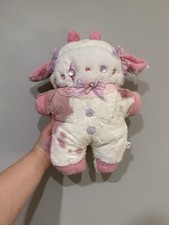 Handmade Eimy Lala Pink Clown Cow Plush