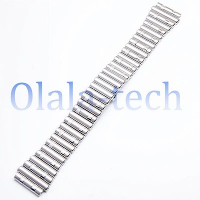22mm Silver 316L Bracelet Metal Watch Band Strap Fits Breitling Chronomat B01