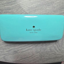 Kate Spade New York Eyeglasses Sunglasses Hard Clamshell Case Green Blue
