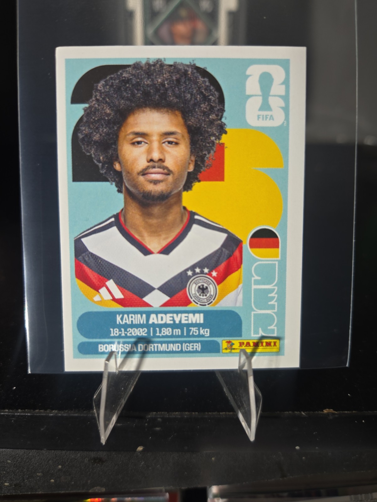 2026 Panini FIFA World Cup Soccer Sticker US Edition # GER 19 Karim Adevemi