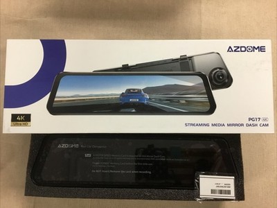 AZDOME PG17 11.8'' 1080P Mirror Dash Cam W/GPS- Brand New Open Box
