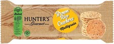 Hunter's Gourmet Brown Rice Crackers Multigrain 100g