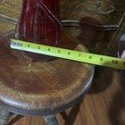 Vintage Teleflora Ruby Red Cased Glass Vase with Clear Swirl Ribbon – 9" Tall — photo 8