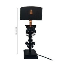 Halloween Gothic Skull Skeleton Lamp Desktop Table Lamp Night Light House  LOVE