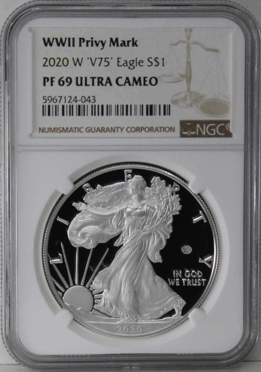 American Eagle PR 69 Graded 2020 Silver Bullion Coins for sale | eBay