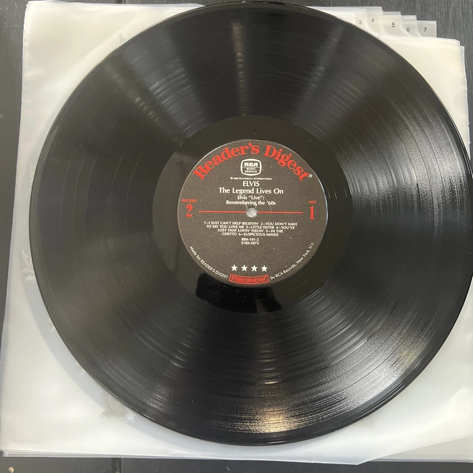 ELVIS PRESLEY - THE LEGEND LIVES ON - 7 VINYL LP BOX SET READER'S DIGEST - Image 4 of 4
