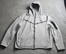 Nike Tech Fleece Windrunner Hoodie Mens XL Gray Black CU4489-063 Full Zip Modern