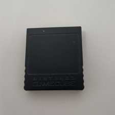 Official Nintendo GameCube Black Memory Card 251 Blocks DOL-014 Genuine OEM