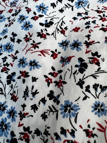 Next Mens Long Sleeved Floral Shirt Size Medium Slim Fit Cotton - Picture 6 of 12