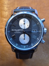 Baume & Mercier Classima Chronograph,Valjoux 7750, Edelstahl Automatik  