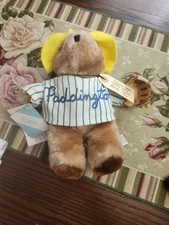Paddington Bear Baseball Mitt Eden Toys 1975 Plush Teddy Bear Vintage