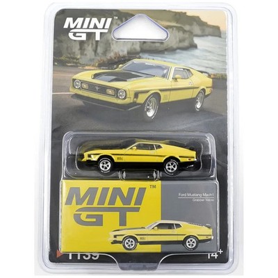 MINI GT Ford Mustang Mach 1 Grabber Yellow Blister