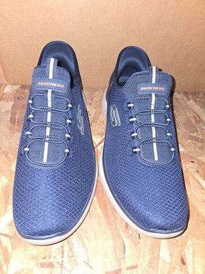 Skechers Hands Free Slip-ins Summits High Range Navy Blue Men's 11.5 Wide Fit NE