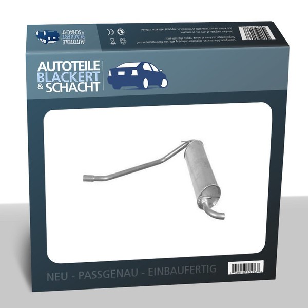 Auspuff Endtopf für Fiat Panda / Panda Classic Panda Kasten/SchräGheck-image