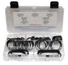 Captain O-Ring Flange Seal Hydraulic O-Ring Kit (VITON 90 / VT90 – 55pc Kit)