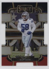 2023 Panini Select Concourse Black & Red Prizm Die-Cut Mazi Smith #27 1o8k