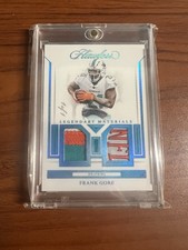 2023 Flawless Frank Gore Legendary Materials Game Worn Shield Dual Patch 1/1