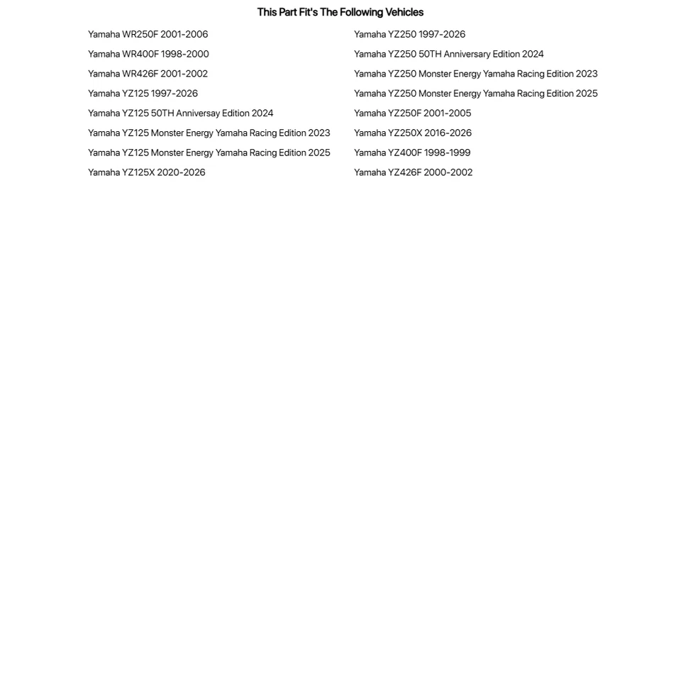 Tusk Aluminum Brake Pedal Blue Tip For Yamaha YZ125X 2020-2026 — 第 2/2 张图片