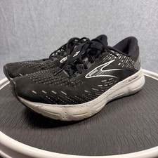 Brooks Glycerin 20 Shoes Mens 12 Black White Running Cushioned Neutral Comfort