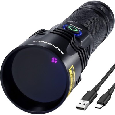 UV-Taschenlampe Schwarzlicht, Ultraviolett 365nm Licht | Woodsche Lampe Wiede...