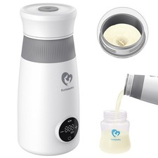 Portable Milk Warmer  Mixer, Cordless Travel Bottle Warmer for Bre... Fast Ship