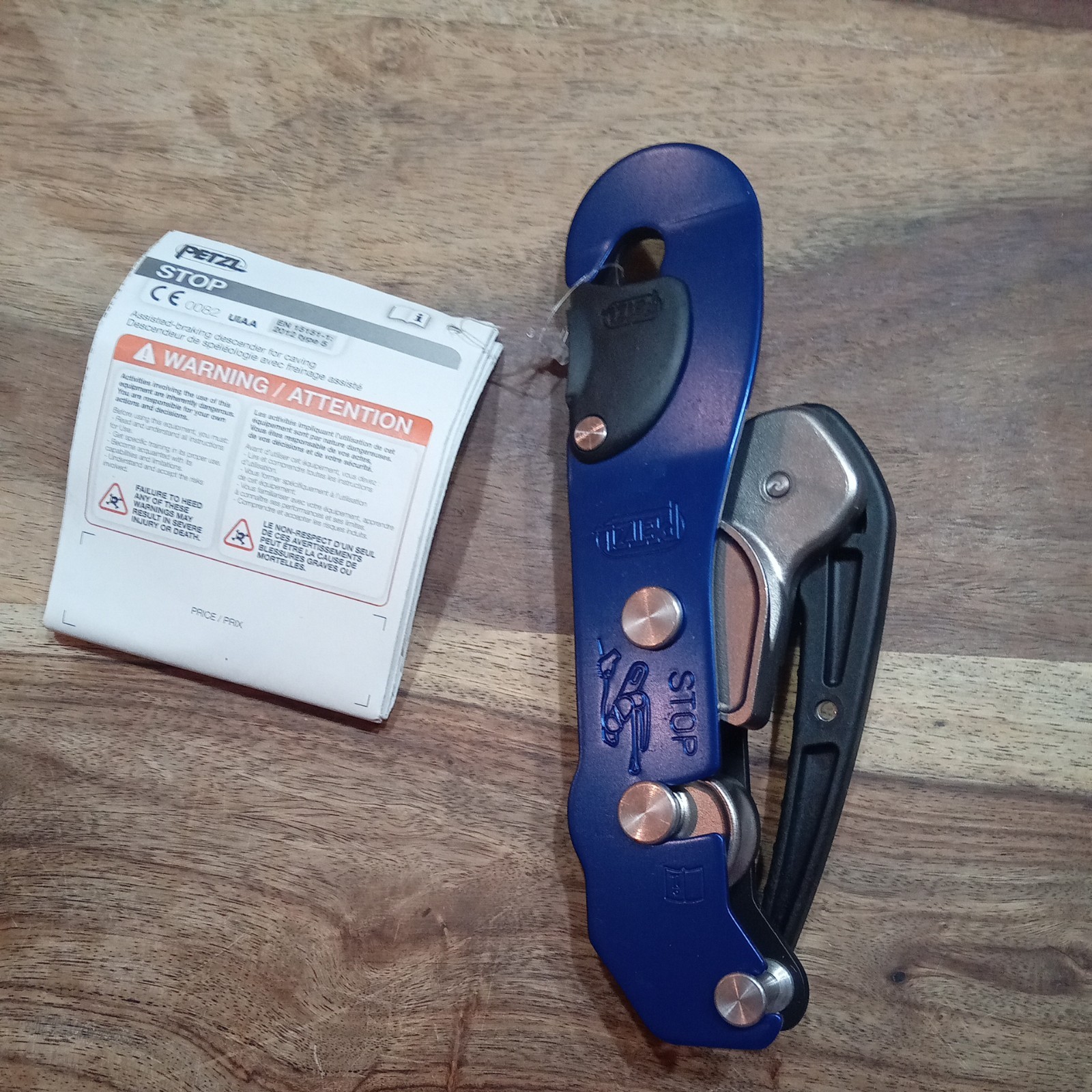 Descensor Petzl Stop