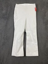 Spanx Womens White Classic Pants Kick Flare Pants Petite  XS