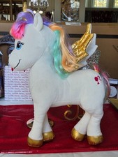 Barbie Dreamtopia Rainbow Unicorn Pegasus Plush Doll Stuffed Animal - 17" Height