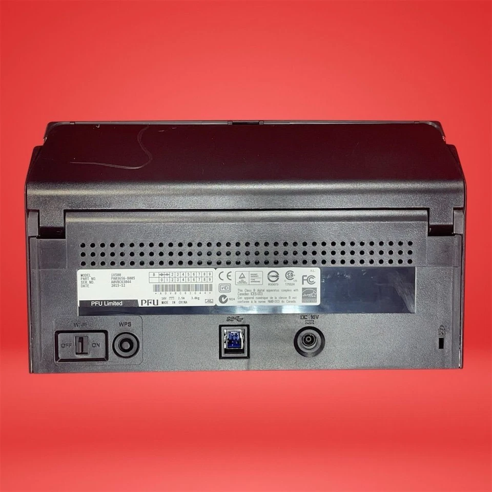 Fujitsu ScanSnap iX500 Sheetfed Duplex Wi-Fi Document Scanner - No Power Cord - Image 4 of 4