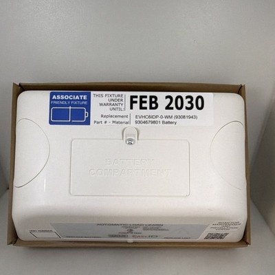 Lot of 2 Dual-Lite EVHC6IDP-O-WM Commercial LED Emergency Lights White Open Box