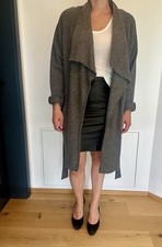 Zara Wollmantel Grau Gr. L