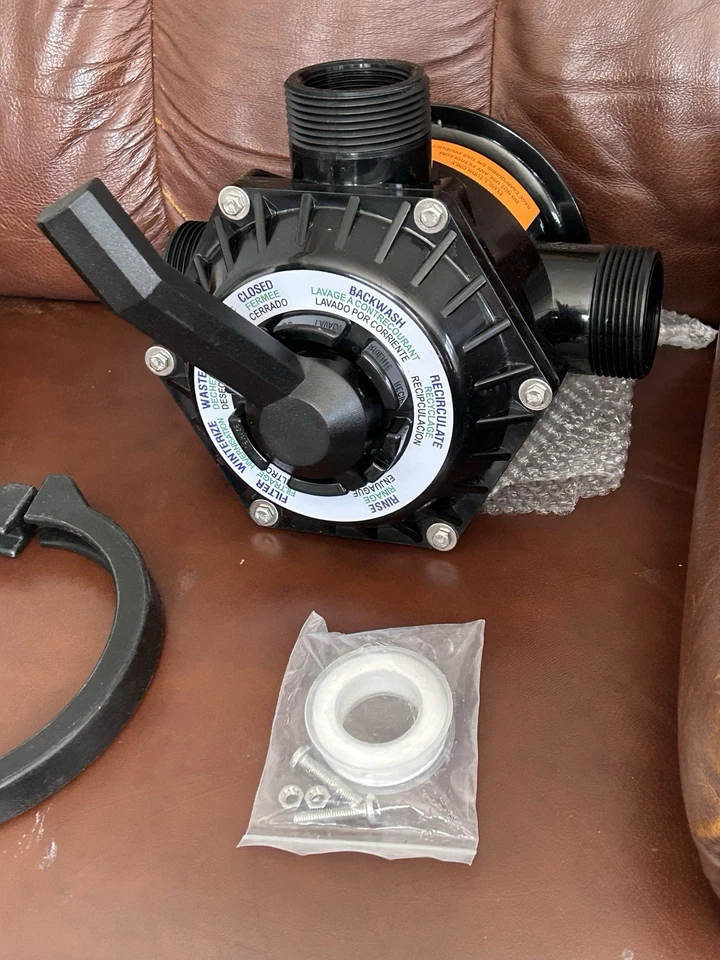 Pentair 261185 2-Inch 6-Way Clamp Style Valve Replacement Tagelus Pool and Spa - Image 2 of 3