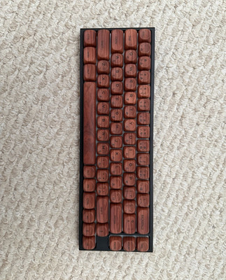 Ducky one2 sf 65% keyboard with custom keycaps (cherry mx brown)