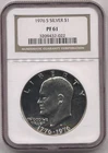 1976-S SILVER PROOF BICENTENNIAL KENNEDY 50C NGC PR61