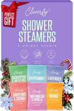Cleverfy Shower Steamers Aromatherapy White Elephant Gifts for Adults 6 Tablet