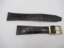 Vintage 18MM Mens Dark Brown Bulova Accutron Watch Band (Rubber)